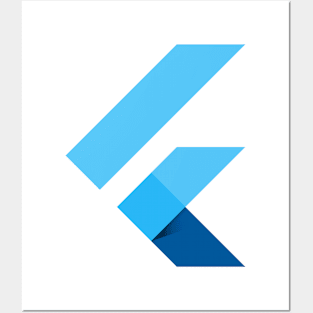 Flutter Logo Posters and Art